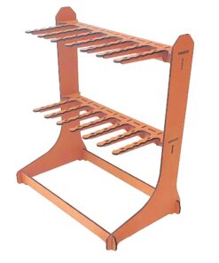 2 tier key chain display stand