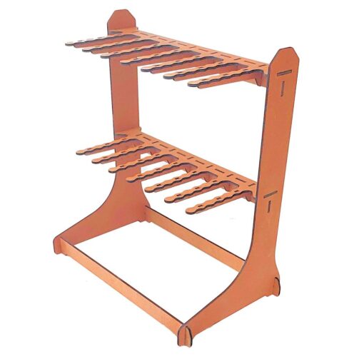 2 tier key chain display stand
